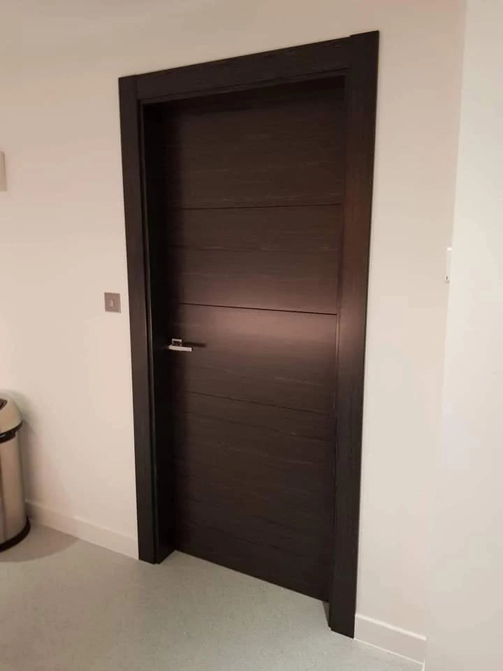 Dark Brown Flush Interior Door