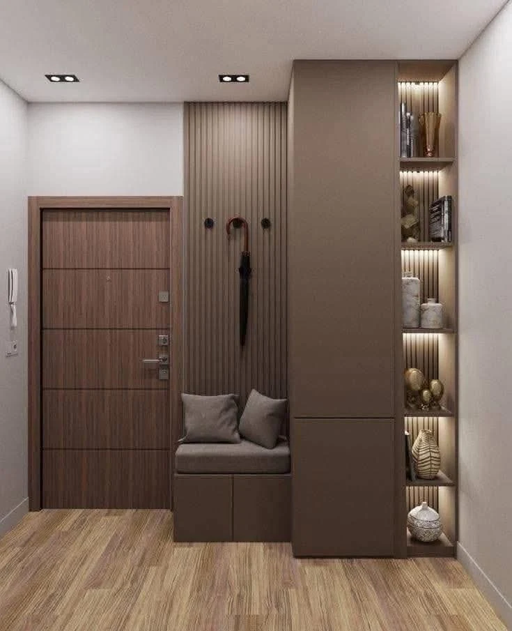 Entryway Shoe Storage Bench Unit