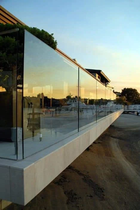Glass Balcony Deck Railing
