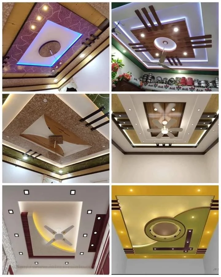 Gypsum False Ceiling Light Patterns
