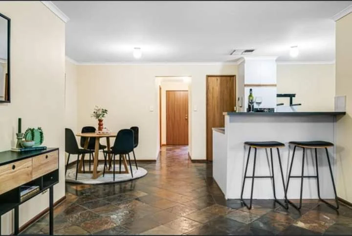 Open Concept Living & Dining Space